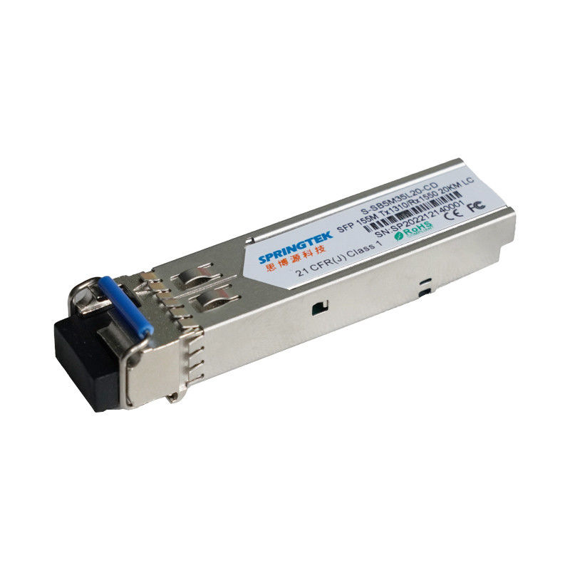 Bộ thu phát quang WDM 20km BIDI SFP 155Mb/s TX1310nm/RX1550nm LC cho kênh sợi quang SM