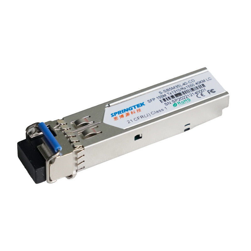 Mô-đun thu phát quang Ethernet SFP BIDI 40km 1310/1550nm 155M SM LC DFB DOM
