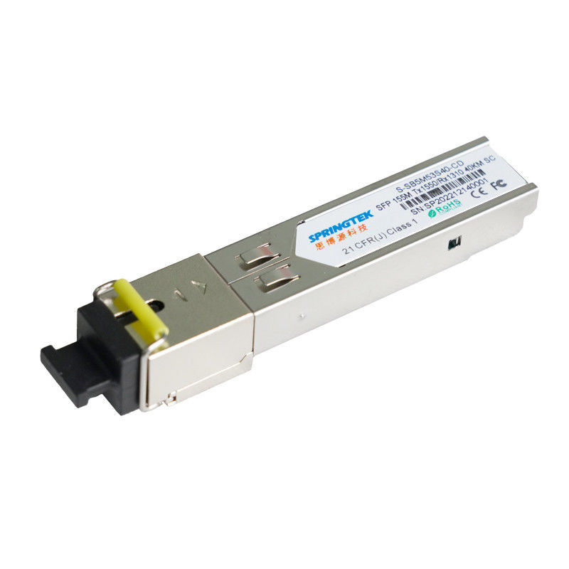 Mô-đun Cisco tương thích 155M BIDI SFP TX1550nm/RX1310nm Mô-đun thu phát quang DDM 40KM SC