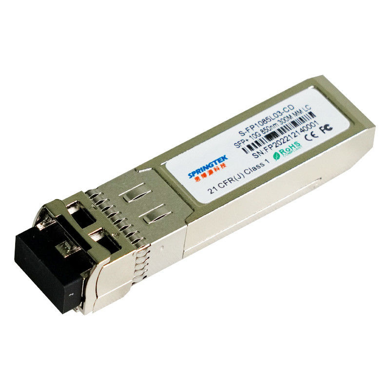 Bộ thu phát quang 10G SFP+SR, đầu nối LC, 850nm cho khoảng cách lên tới 300m qua MMF