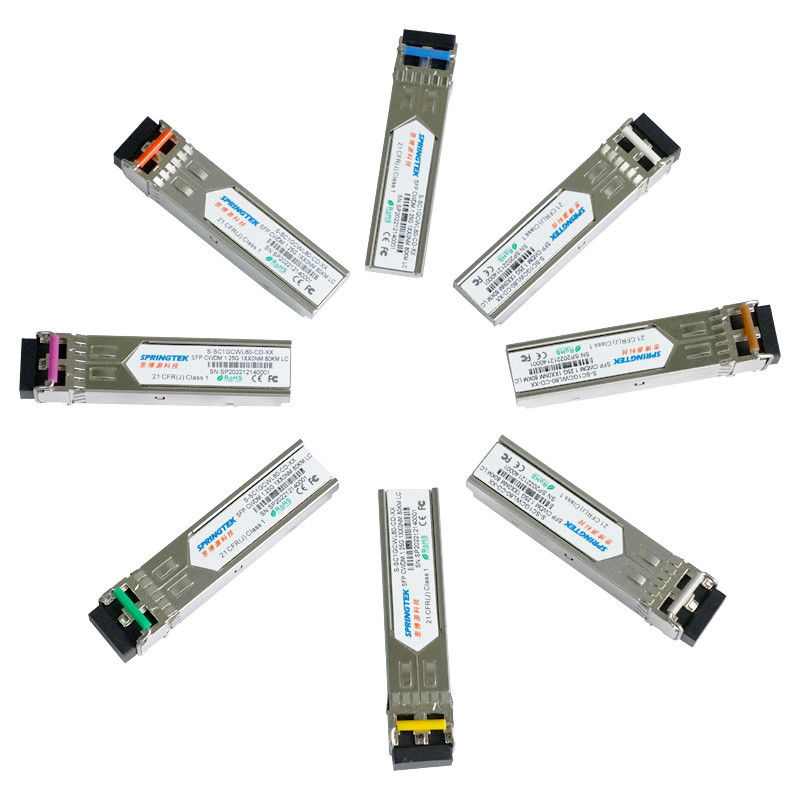 Bộ thu phát tương thích 1.25G CWDM1270~1610nm SFP LC ER ZR ZR+ với mô-đun quang DDM