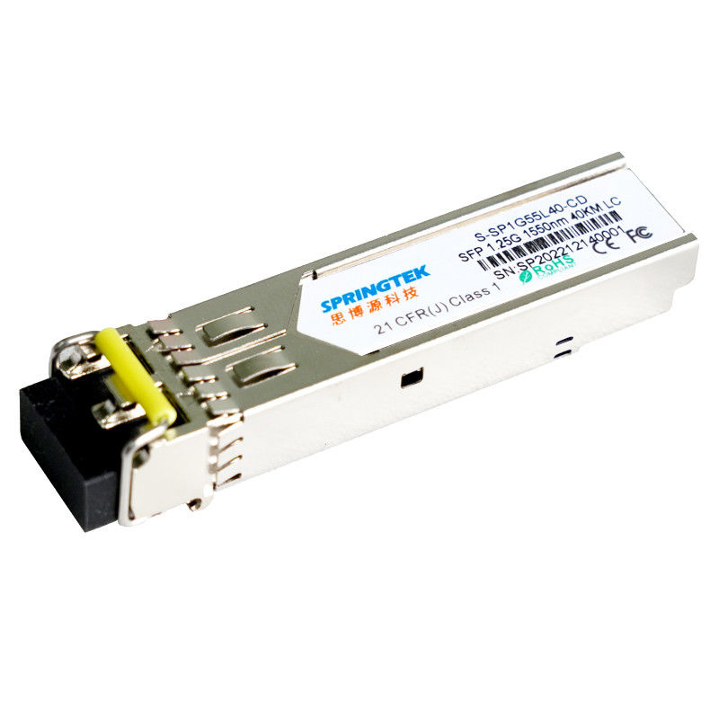 Mô-đun thu phát quang SFP 1.25G 1550nm 40km LC SMF với Juniper tương thích DDM