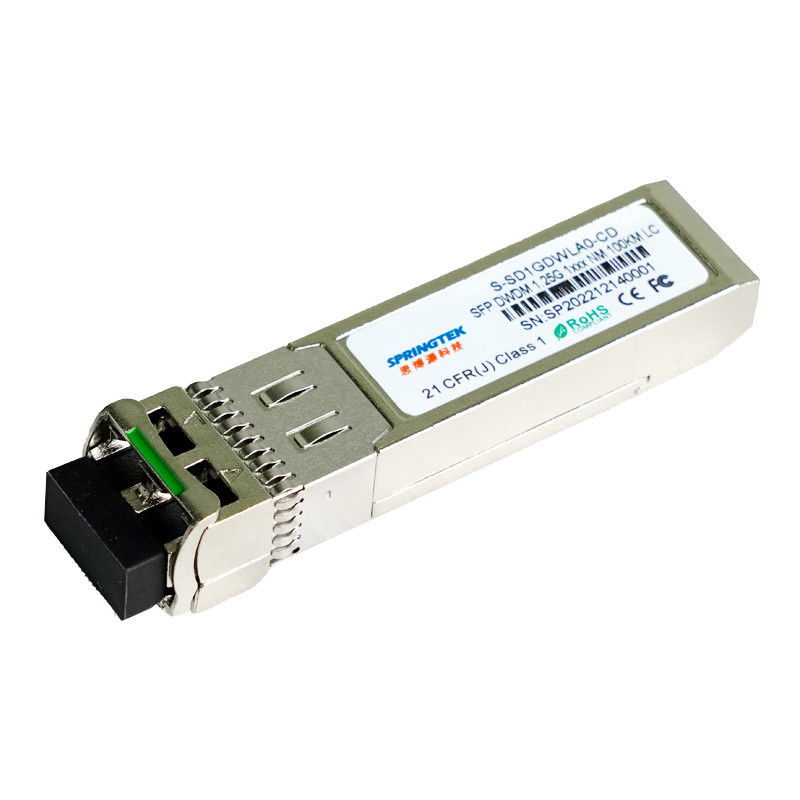 Mô-đun thu phát quang SFP 100km tương thích thổ cẩm/Cisco/Juniper DWDM C17~C61 100km