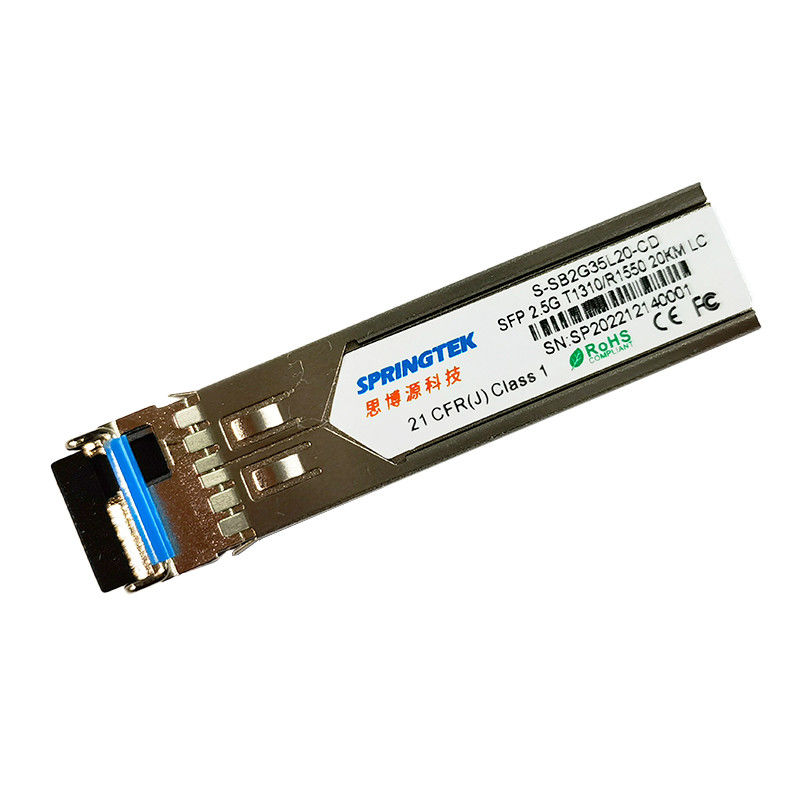 SFP BIDI 20km OEM LC 2.5G T1310/R1550nm Optical Transceiver Module với DDM